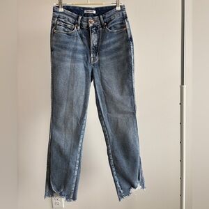 Good American Light Blue Straight Leg Jeans